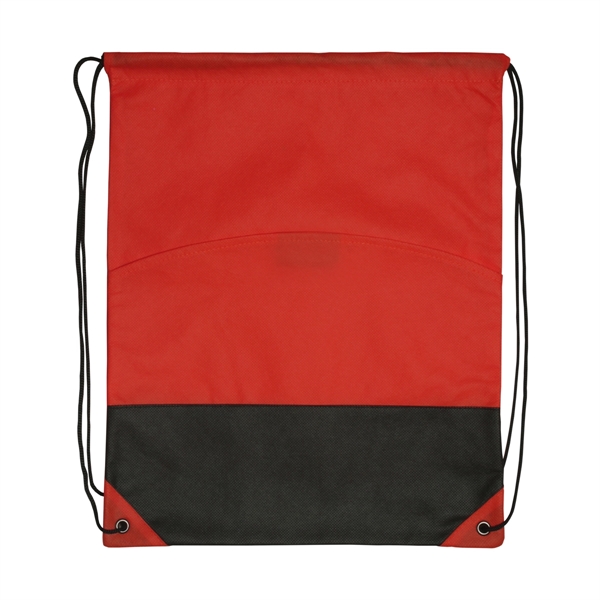 Two tone non-woven drawstring backpack.... from ASI 93520 Ventura Inc