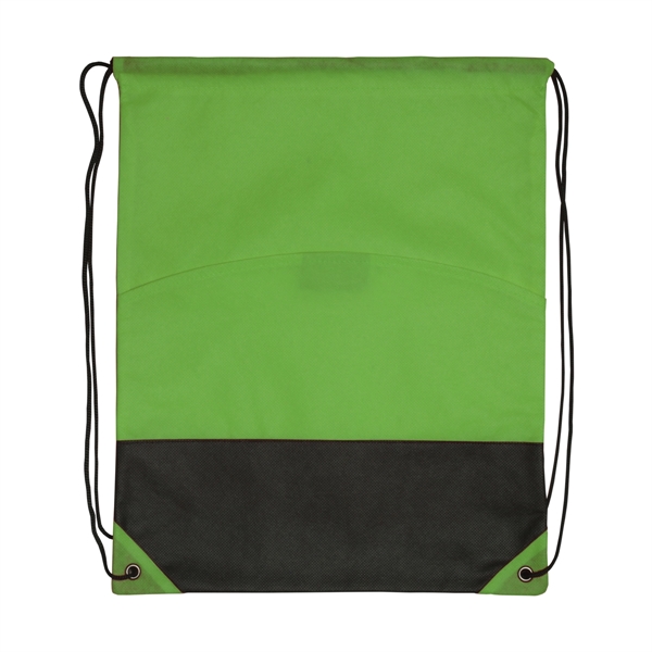 Two tone non-woven drawstring backpack.... from ASI 93520 Ventura Inc