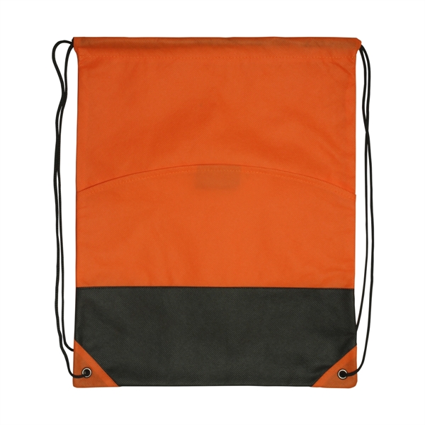 Two tone non-woven drawstring backpack.... from ASI 93520 Ventura Inc