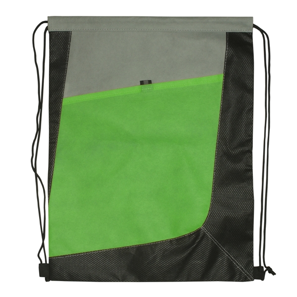 Multi Colored non-woven drawstring backpack.... from ASI 93520 Ventura Inc