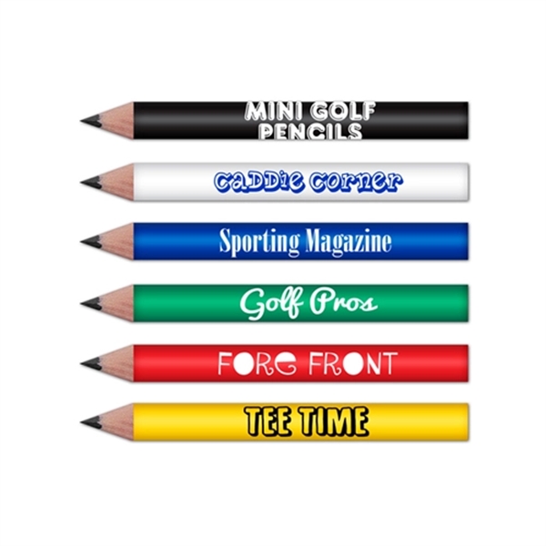 Mini Round Golf Pencils Pre-Sharpened... from ASI 67675 Liqui-Mark Corp
