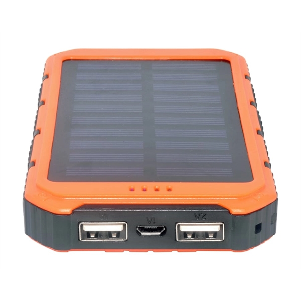 Portable Solar Power Bank Charger. Built-in 3,000 or 5,000 mAh lithium... from ASI 93131 US Flash & Technologies LLC