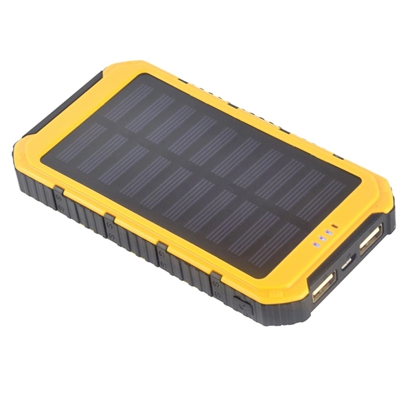 Portable Solar Power Bank Charger. Built-in 3,000 or 5,000 mAh lithium... from ASI 93131 US Flash & Technologies LLC