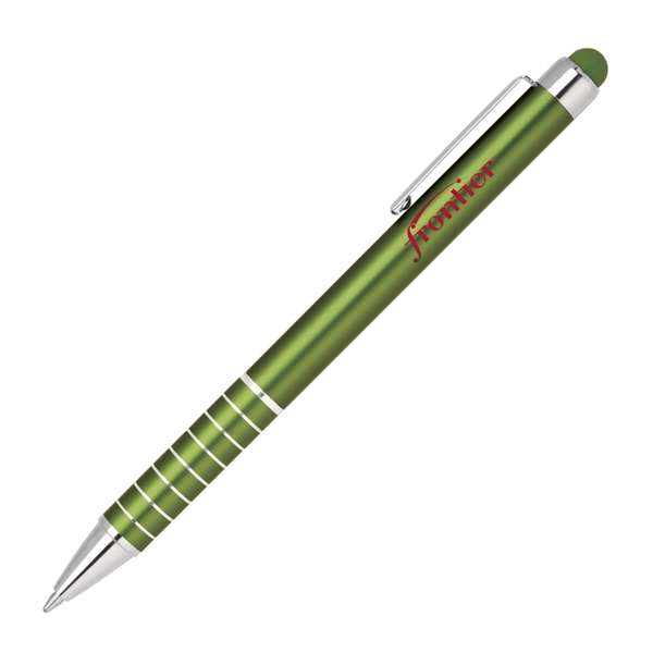 5" long aluminum twist-action ballpoint pen in several vibrant, metallic colors... from ASI 68190 Lungsal / Lungsal