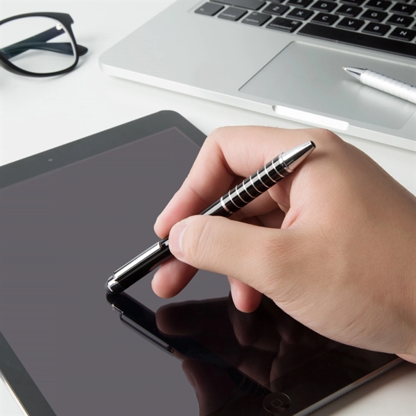 5" long aluminum twist-action ballpoint pen in several vibrant, metallic colors... from ASI 68190 Lungsal / Lungsal