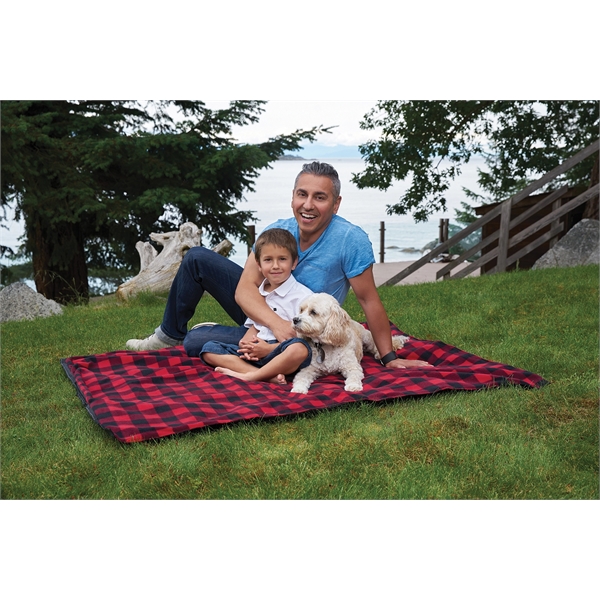 Rugged stylish and versatile picnic blanket for hanging around outside that's... from ASI 73520 Neet Feet / Kanata Blanket