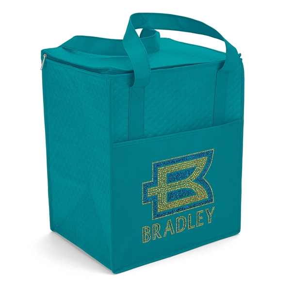 Insulated Non-Woven Tote with thermal foil interior.... from ASI 37940 Bag Makers Inc