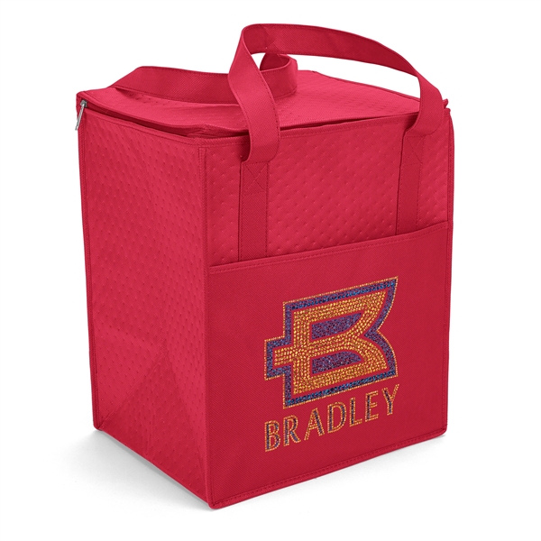 Insulated Non-Woven Tote with thermal foil interior.... from ASI 37940 Bag Makers Inc