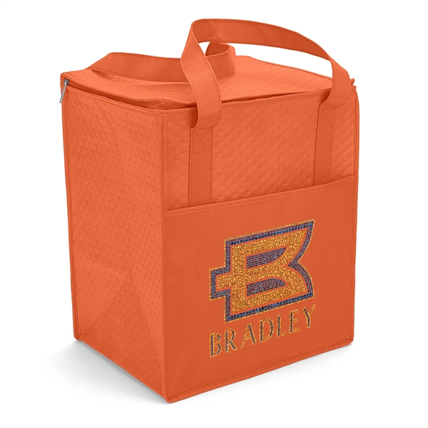 Insulated Non-Woven Tote with thermal foil interior.... from ASI 37940 Bag Makers Inc