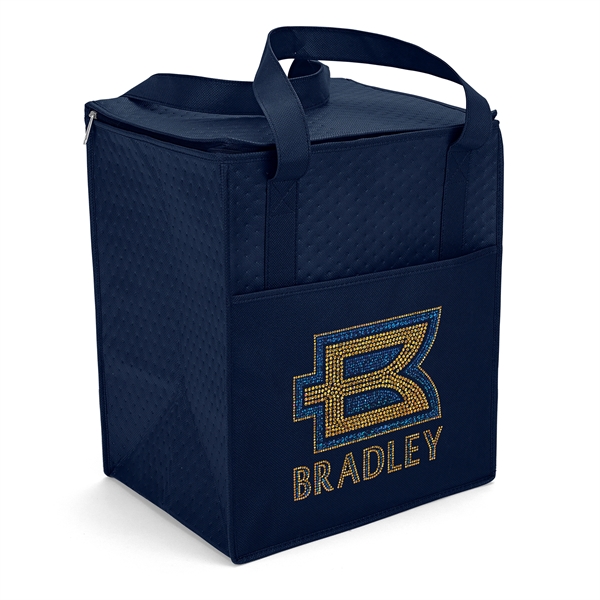 Insulated Non-Woven Tote with thermal foil interior.... from ASI 37940 Bag Makers Inc