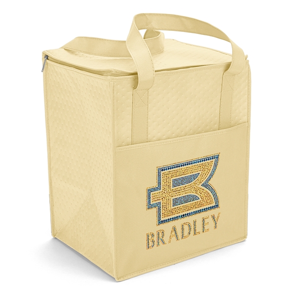 Insulated Non-Woven Tote with thermal foil interior.... from ASI 37940 Bag Makers Inc