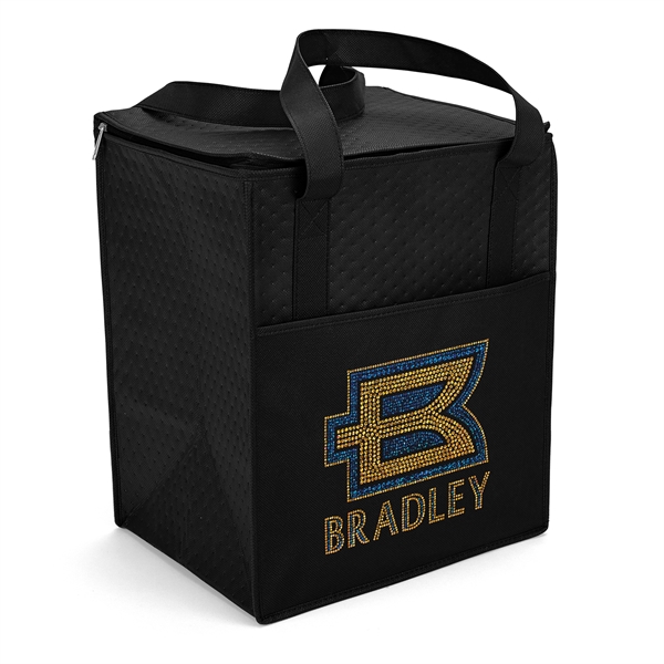 Insulated Non-Woven Tote with thermal foil interior.... from ASI 37940 Bag Makers Inc