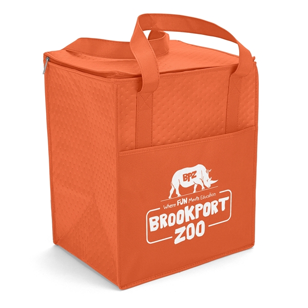 Insulated Non-Woven Tote with thermal foil interior.... from ASI 37940 Bag Makers Inc