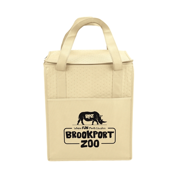 Insulated Non-Woven Tote with thermal foil interior.... from ASI 37940 Bag Makers Inc
