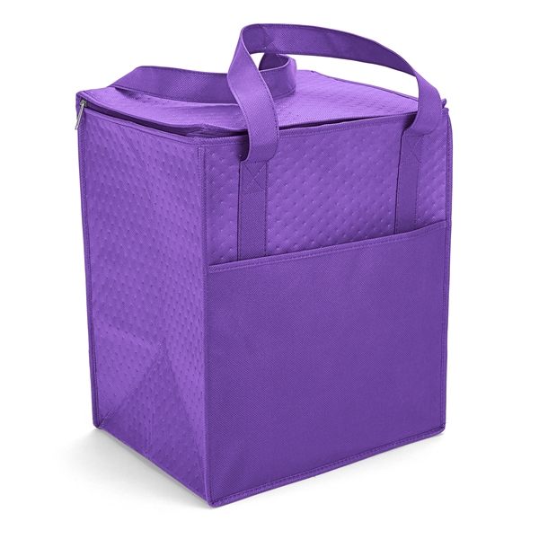 Insulated Non-Woven Tote with thermal foil interior.... from ASI 37940 Bag Makers Inc