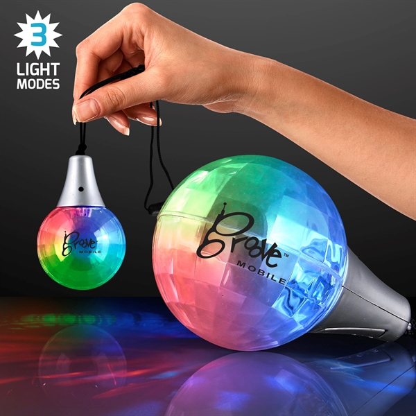 Blank or imprinted. LED Disco Ball Necklace... from ASI 34194 ALightPromos