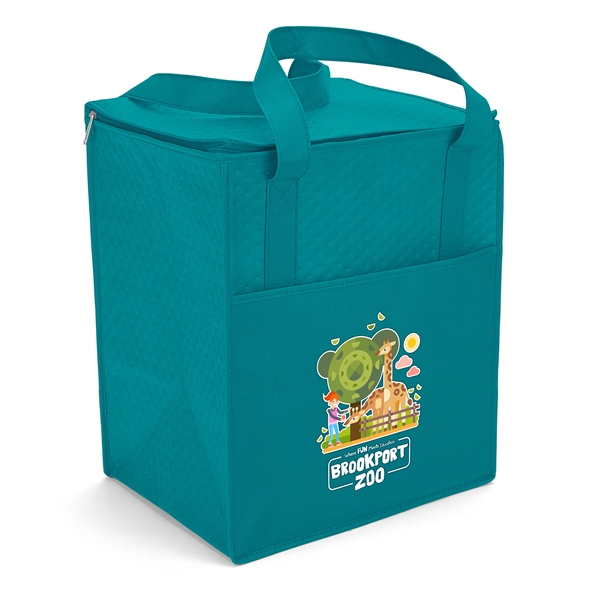 Insulated Non-Woven Tote with thermal foil interior.... from ASI 37940 Bag Makers Inc