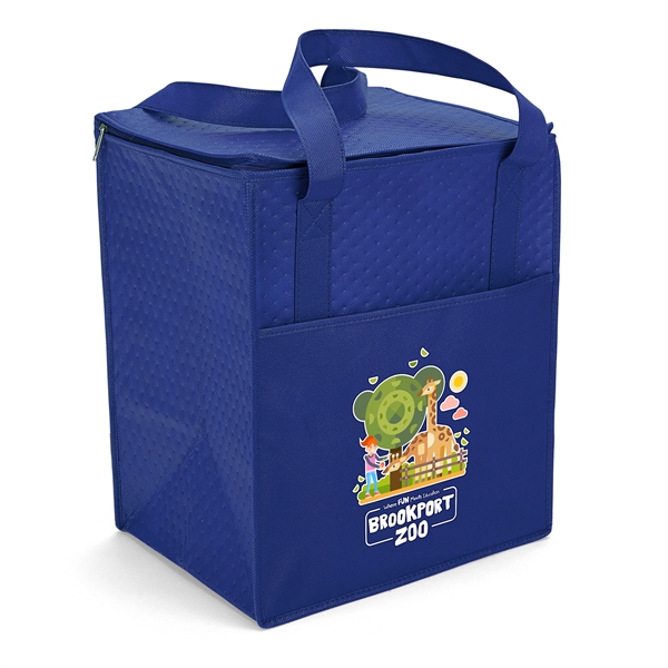 Insulated Non-Woven Tote with thermal foil interior.... from ASI 37940 Bag Makers Inc