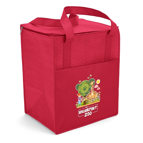 Insulated Non-Woven Tote with thermal foil interior.... from ASI 37940 Bag Makers Inc