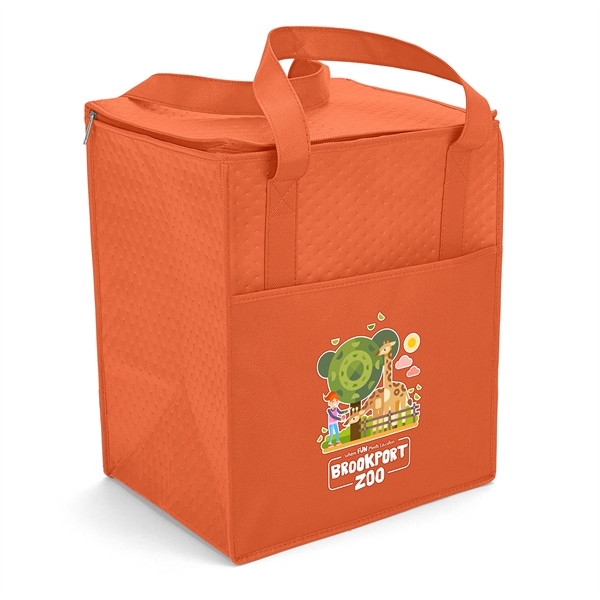 Insulated Non-Woven Tote with thermal foil interior.... from ASI 37940 Bag Makers Inc