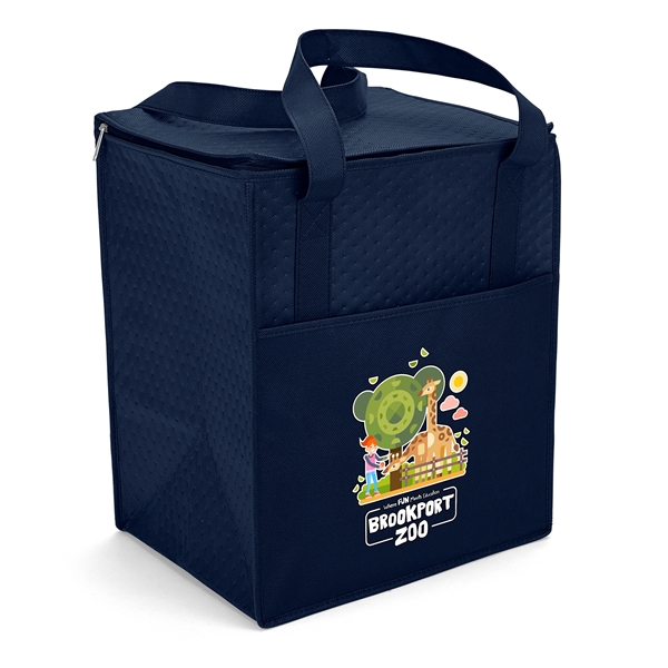 Insulated Non-Woven Tote with thermal foil interior.... from ASI 37940 Bag Makers Inc