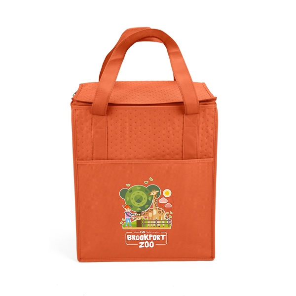 Insulated Non-Woven Tote with thermal foil interior.... from ASI 37940 Bag Makers Inc