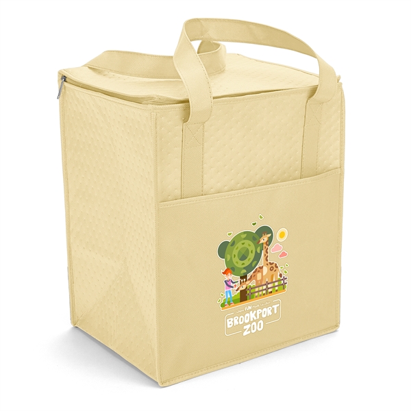 Insulated Non-Woven Tote with thermal foil interior.... from ASI 37940 Bag Makers Inc