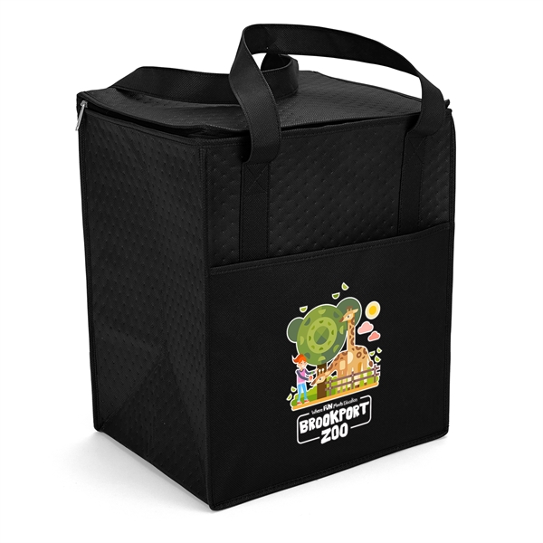 Insulated Non-Woven Tote with thermal foil interior.... from ASI 37940 Bag Makers Inc