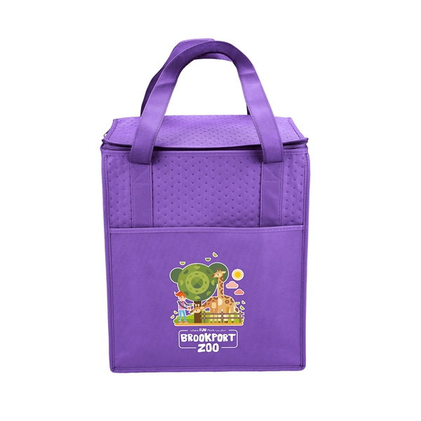 Insulated Non-Woven Tote with thermal foil interior.... from ASI 37940 Bag Makers Inc