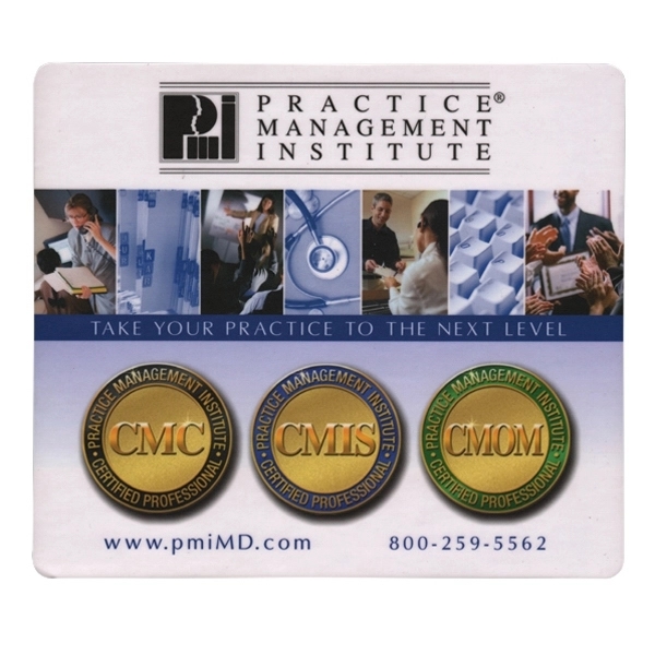 7.5" x 9" hard top mouse pad with 1/8" thickness, recycled... from ASI 59080 Halls & Company / ActNow Media, Inc.