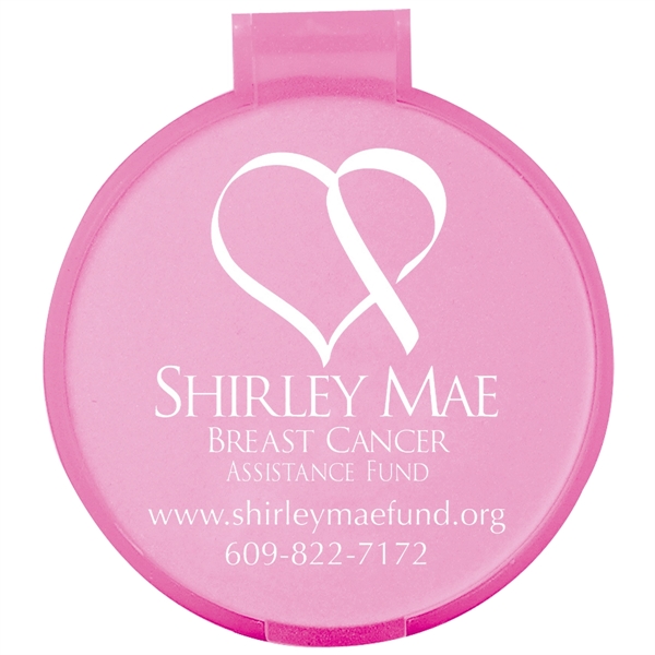 2 3/4" x 2 3/8" pocket sized compact mirror with one-color,... from ASI 62190 Illini