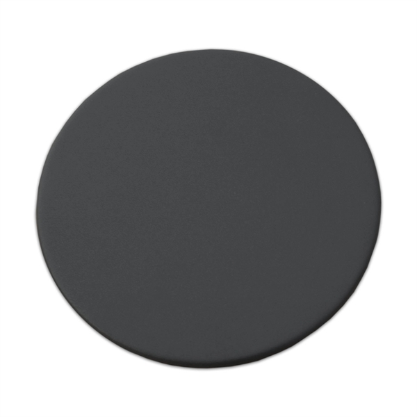 Gray coaster made of leatherette with a protective felt bottom.... from ASI 48125 Dacasso / DaCasso
