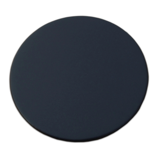 Navy blue coaster made of leatherette with a protective felt bottom.... from ASI 48125 Dacasso / DaCasso