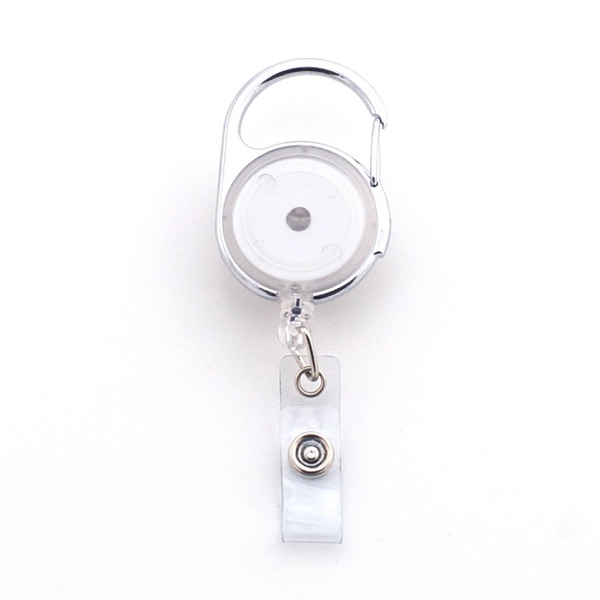 Retractable No-Twist Carabiner Badge Reel... from ASI 47204 CredentialExpress / CredentialExpress