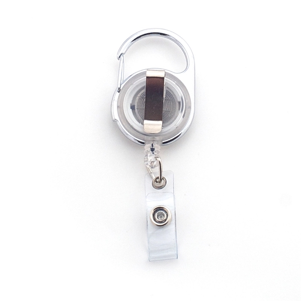 Retractable No-Twist Carabiner Badge Reel... from ASI 47204 CredentialExpress / CredentialExpress
