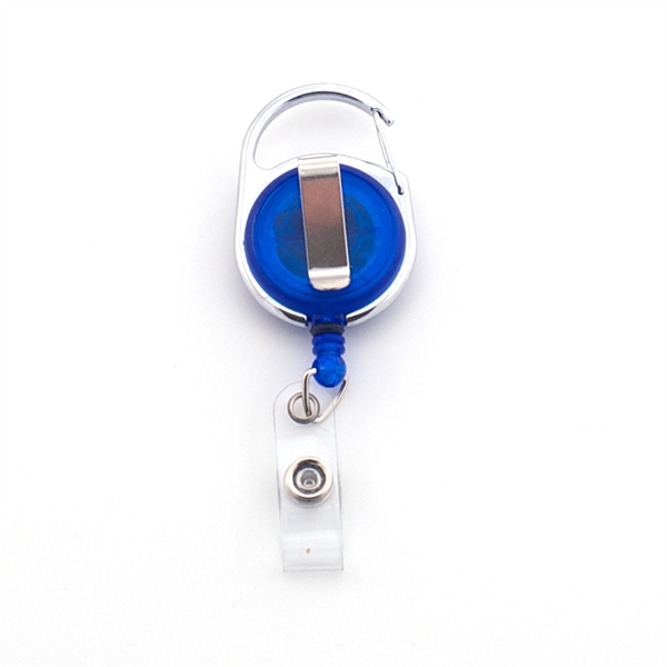 Retractable No-Twist Carabiner Badge Reel... from ASI 47204 CredentialExpress / CredentialExpress