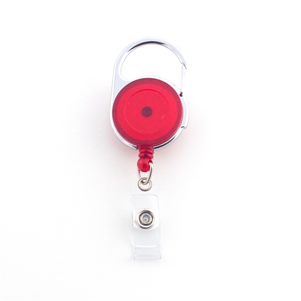 Retractable No-Twist Carabiner Badge Reel... from ASI 47204 CredentialExpress / CredentialExpress