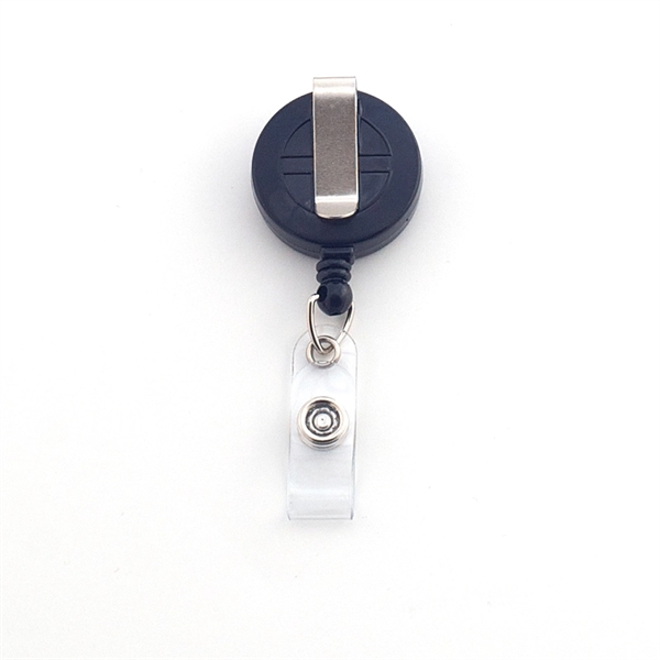 Retractable Badge Reel, steel slide clip back... from ASI 47204 CredentialExpress / CredentialExpress
