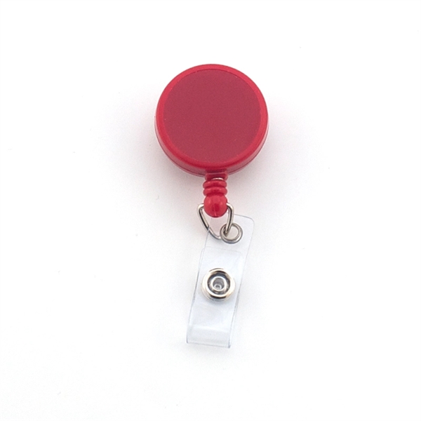 Retractable Badge Reel, steel slide clip back... from ASI 47204 CredentialExpress / CredentialExpress