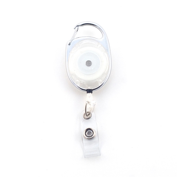Retractable No-Twist Carabiner Badge Reel... from ASI 47204 CredentialExpress / CredentialExpress