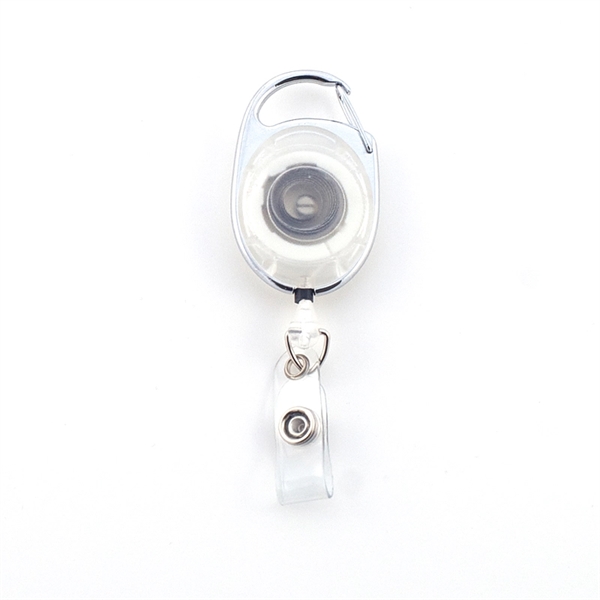 Retractable No-Twist Carabiner Badge Reel... from ASI 47204 CredentialExpress / CredentialExpress