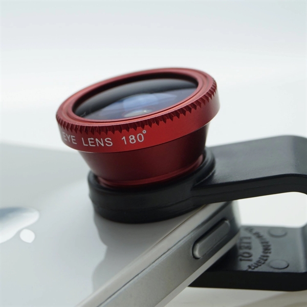 3 in 1 Clip-on fish-eye lens for all smartphones.... from ASI 31978 Admanline / Admanline