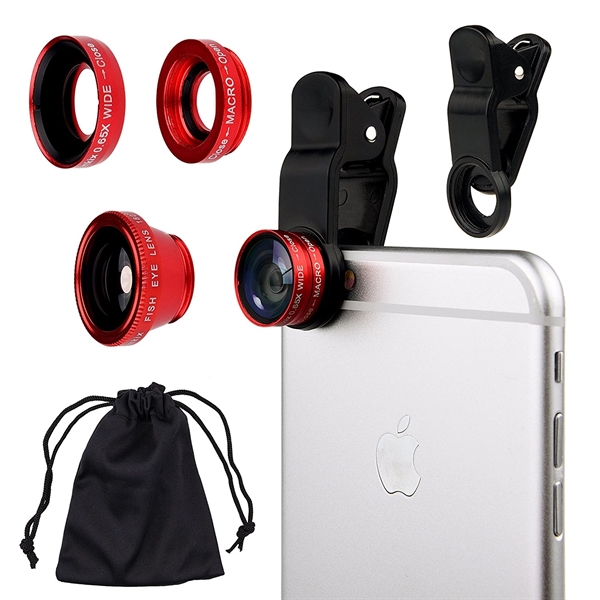 3 in 1 Clip-on fish-eye lens for all smartphones.... from ASI 31978 Admanline / Admanline