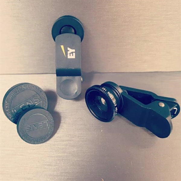3 in 1 Clip-on fish-eye lens for all smartphones.... from ASI 31978 Admanline / Admanline