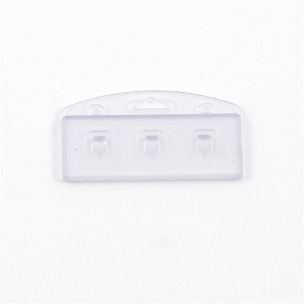 Hard plastic half card holder holds one credit card size card.... from ASI 47204 CredentialExpress / CredentialExpress