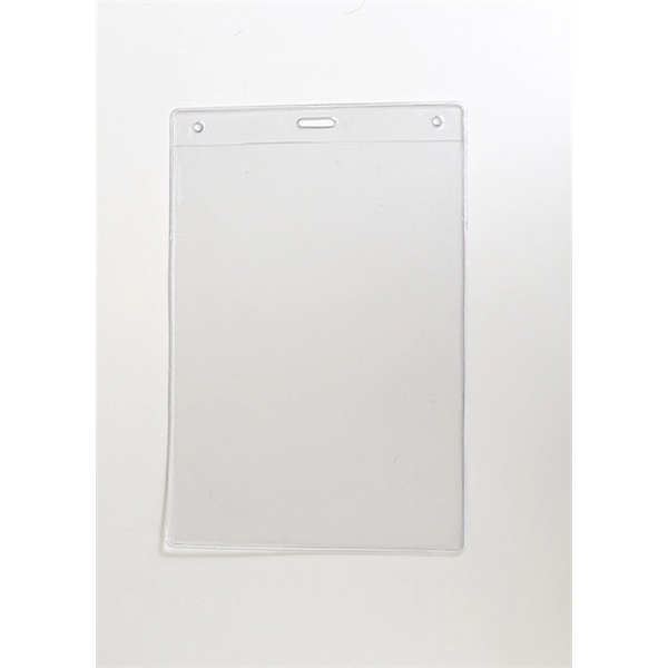 Clear vinyl credential holder, vertical top load... from ASI 47204 CredentialExpress / CredentialExpress