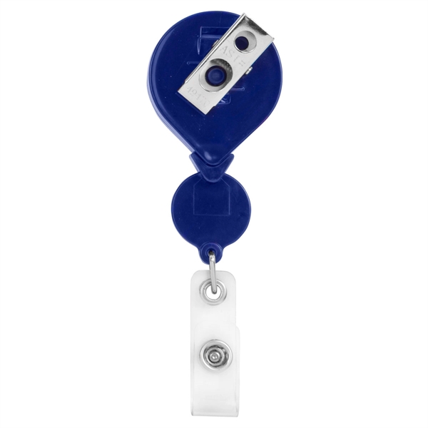 DOUBLE UP ROUND BADGE REEL 2 decorating areas and bull dog... from ASI 49470 DEVARA