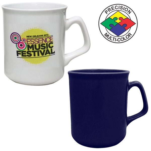 10oz Titan Mug with slanted square handle. Comes in white, black,... from ASI 80093 Pyrographics / Pyrographics Line