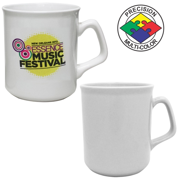 10oz Titan Mug with slanted square handle. Comes in white, black,... from ASI 80093 Pyrographics / Pyrographics Line