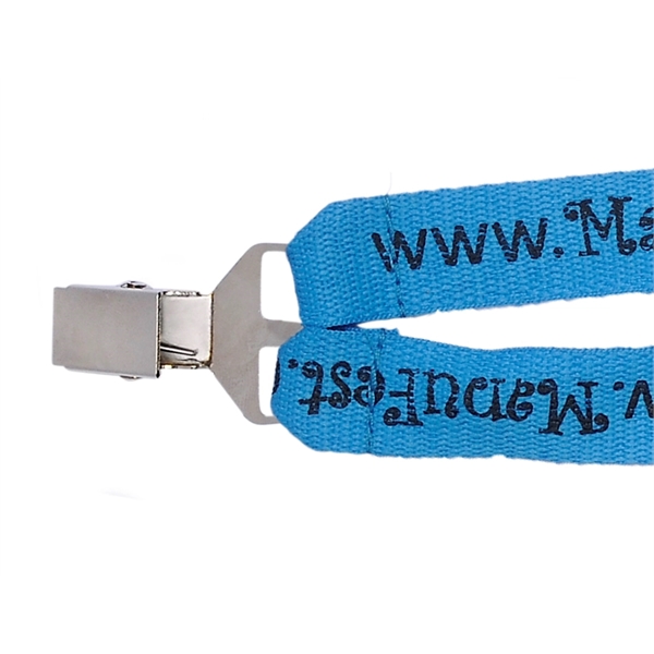 Blank lanyard with rubber O-ring clip attachment, 1" x 19".... from ASI 68707 Marathon Mfg & Supply Co.